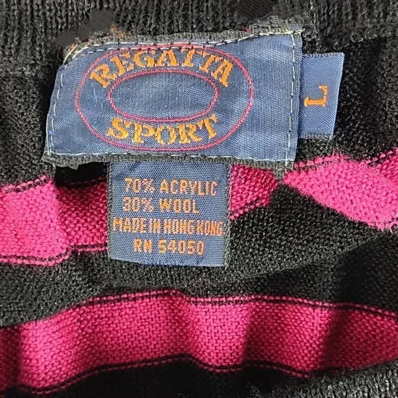 Regatta Sport Women's Wool Blend Multi Color Striped Stretchy Midi Skirt Size L - Picture 9 of 10